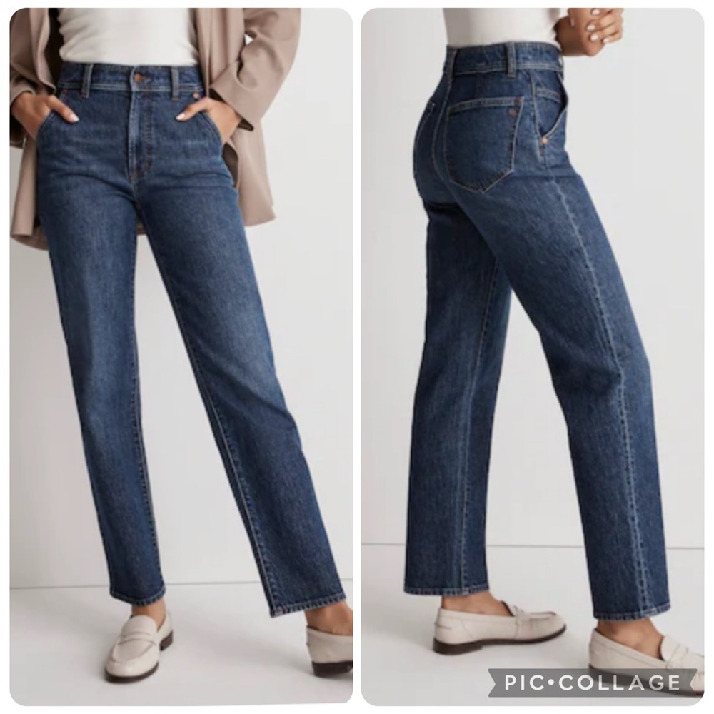 Madewell the perfect vintage straight jeans size 25 Stanhill Wash